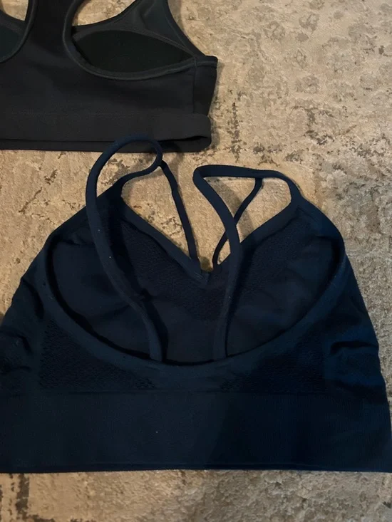 Nike teens Sports Bra Set - Black, Navy, Mauve - Picture 4 of 5